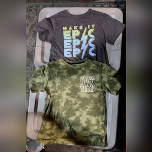 2 boy's graphic tshirts